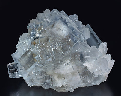 Fluorite with Baryte. Front