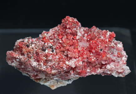 Cinnabar with Quartz and Calcite.