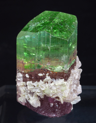 Elbaite with Mica 'lepidolite'. Side