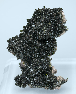 Olivenite with Quartz. Side