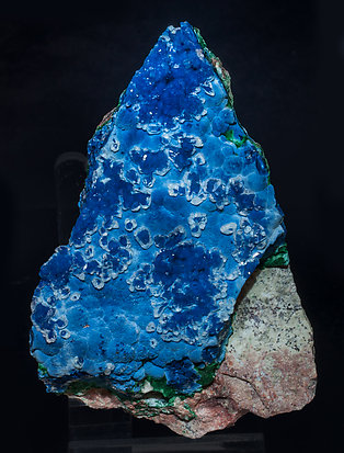 Shattuckite with Quartz, Chrysocolla and Malachite.