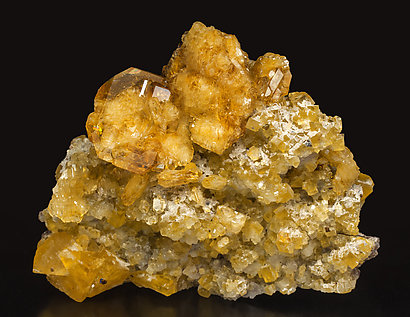 Baryte with Fluorite and Quartz. 