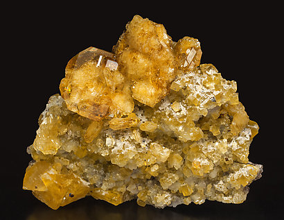 Baryte with Fluorite and Quartz.