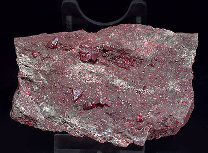 Cinnabar with Dolomite and Quartz. 