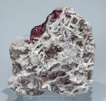 Cinnabar with Dolomite. 