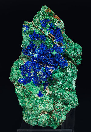 Azurite with Malachite. 