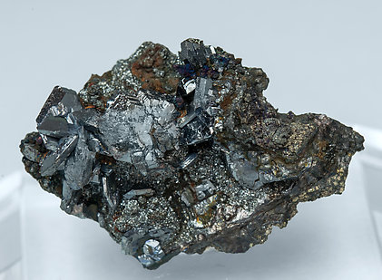 Chalcocite with Sb-rich Tennantite-(Fe).