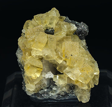 Fluorite with Tetrahedrite. 