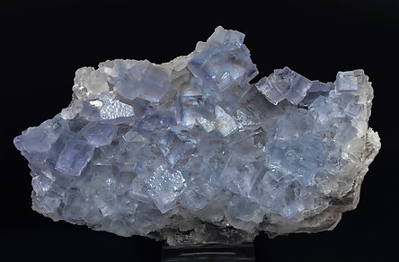 Fluorite with Quartz.