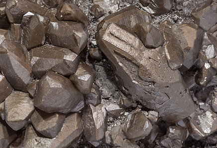 Calcite with Chalcophanite inclusions. 