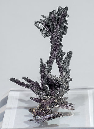 Cosalite with Fluorite. Front