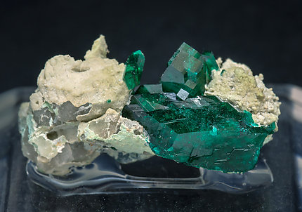 Dioptase with Plancheite.