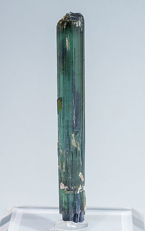 Elbaite with 'lepidolite'. Rear