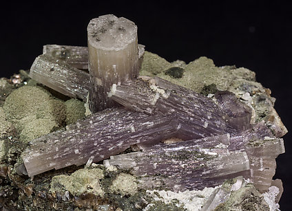 Fluorapatite with Muscovite and Chlorite. 