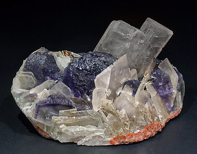 Baryte with Fluorite.