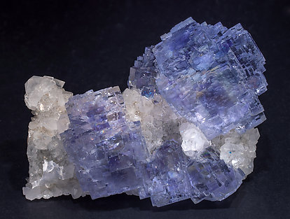 Fluorite with Quartz.