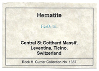 Hematites (variedad rosa de hierro)