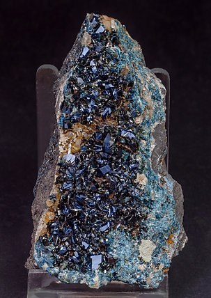 Lazulite with Siderite and Quartz.