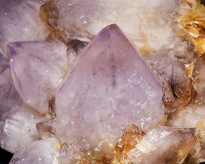 Quartz (variety amethyst). 