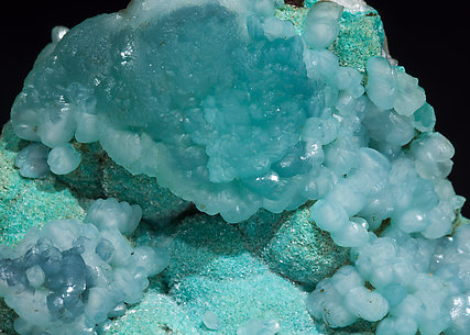 Smithsonite with Aurichalcite. 