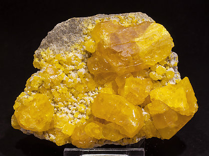 Sulphur with Calcite.