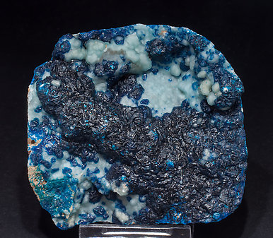 Veszelyite with Hemimorphite.