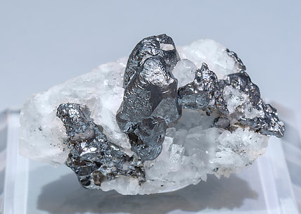 Acanthite with Calcite.