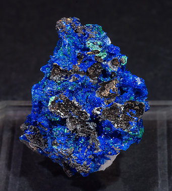 Linarite with Cerussite. Rear