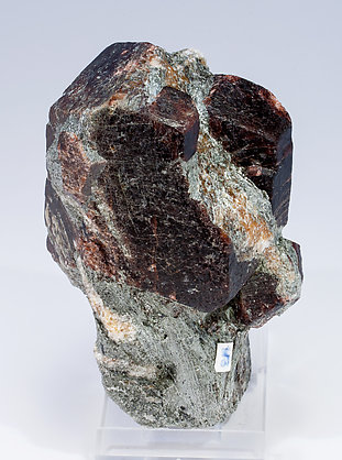 Almandine with Muscovite and Quartz. Rear