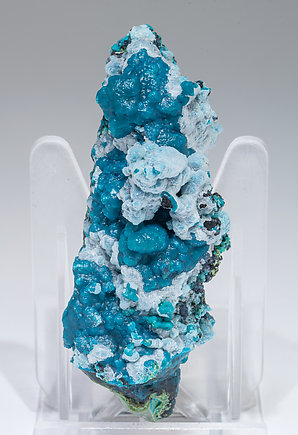 Chrysocolla on Quartz.