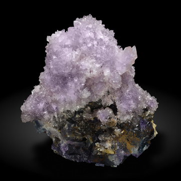 Creedite with Fluorite. Rear / Photo: Joaquim Calln