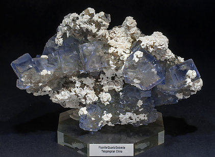 Fluorite with Dolomite.