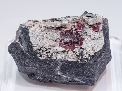 Cinnabar with Dolomite. 