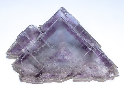 Fluorite with Calcite. Side