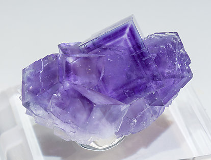 Fluorite with Baryte. Side