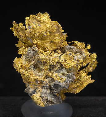 Oro (variedad electrum). Vista posterior