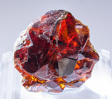 Sphalerite. Light behind