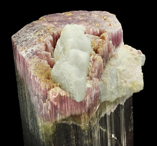 Elbaite with Feldspar and Quartz. Base / Photo: Joaquim Calln