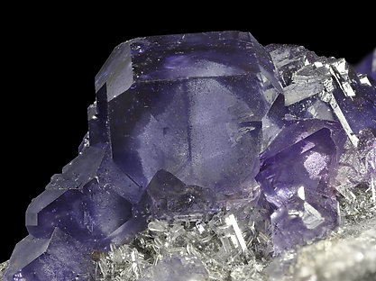 Fluorite with Quartz. Detail / Photo: Joaquim Calln