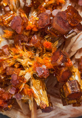 Vanadinite with Baryte. 