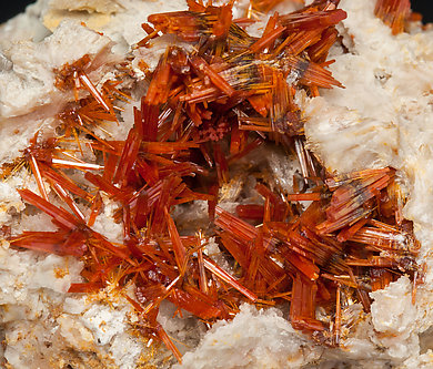 Vanadinite with Baryte. 