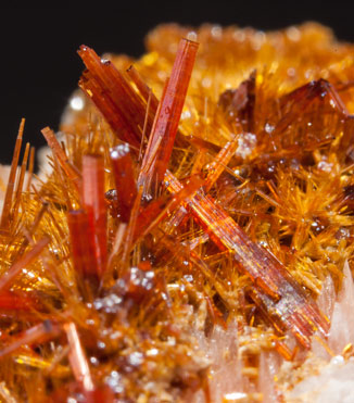 Vanadinite with Baryte. 