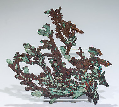 Copper with Malachite. Front