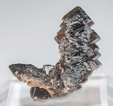 Descloizite with Calcite.