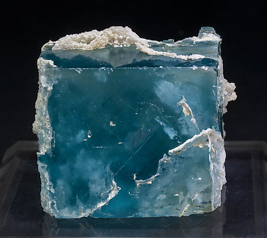 Fluorite with Quartz. Front