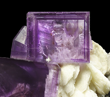 Fluorite with Baryte. Detail / Photo: Joaquim Calln