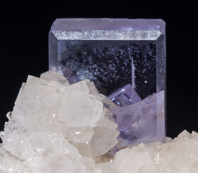 Fluorite with Quartz. 