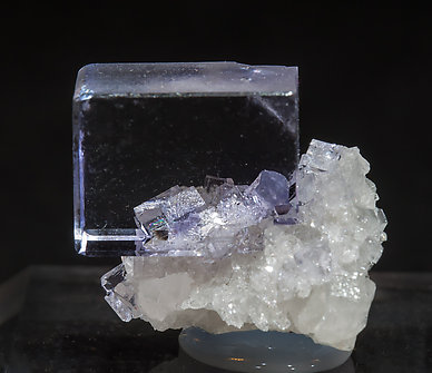 Fluorite with Quartz.