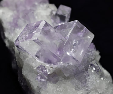 Fluorite with Quartz. Detail / Photo: Joaquim Calln