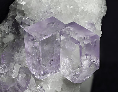 Fluorite with Quartz. Detail / Photo: Joaquim Calln